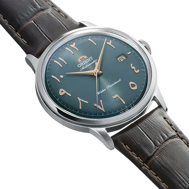 Orient Bambino V2 Green Arabic numerals Dial Men's Watch- RA-AC0035E
